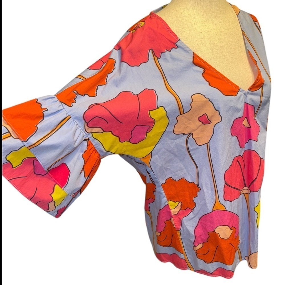 CROSBY by Mollie Burch Floral V-neck Top - Picture 2 of 5